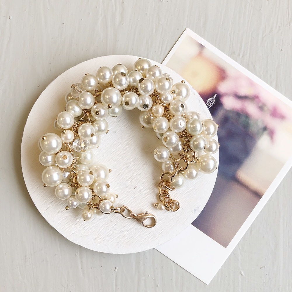 Handmade pearl bracelet - Picture 4 of 5